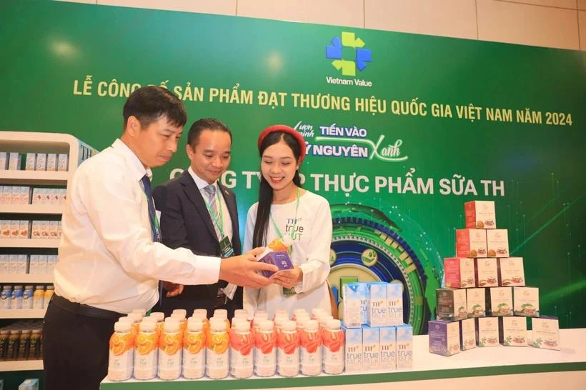 TH's national brand products have won many prestigious international awards. (Photo: VietnamPlus)