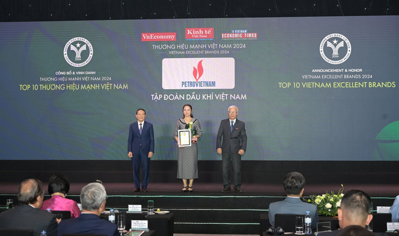 The Vietnam Oil and Gas Group (Petrovietnam) tops the list of ten strongest brands in Vietnam in 2024. (Photo: petrotimes.vn)