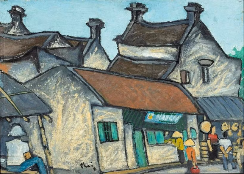 "Gia Ngu Street" by painter Bui Xuan Phai.