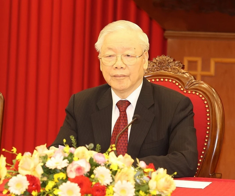 General Secretary of the Party Central Committee Nguyen Phu Trong (Photo: VNA)