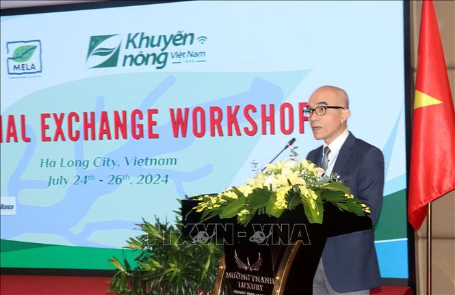Deputy Director of the MARD’s International Cooperation Department To Viet Chau speaks at the workshop (Photo: VNA)