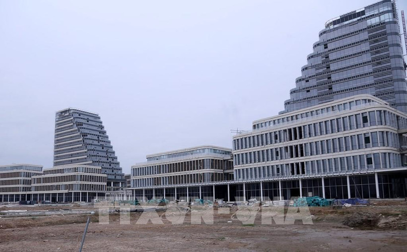Hai Phong city is accelerating the Political and Administrative Centre project. (Photo: VNA)