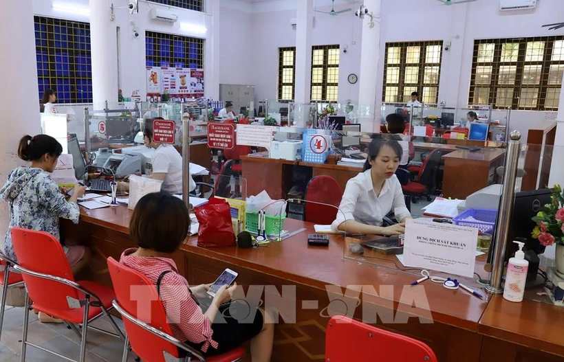 At the Agribank branch in Lao Cai (Photo: VNA)