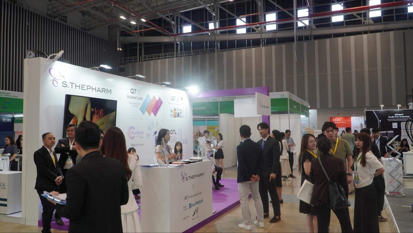 At K-Med Expo Vietnam 2024 (Photo: baoquocte.vn)
