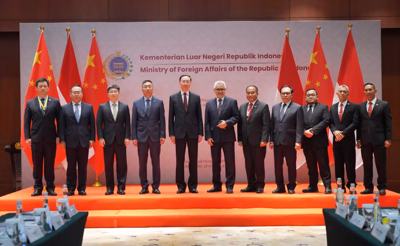 Indonesian and Chinese officials at the event (Photo: Ministry of Foreign Affairs of the Republic of Indonesia​)