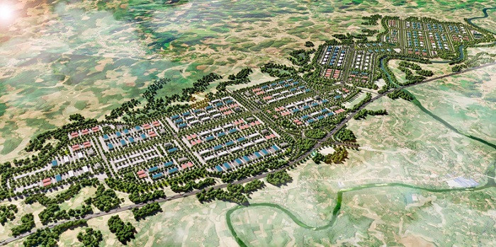 The VSIP Lang Son covers an area of nearly 600 ha in two communes of Ho Son and Hoa Thang in Huu Lung district. (Photo: VNA)