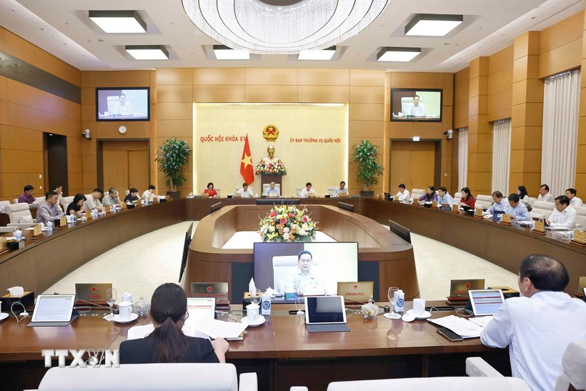 At the NA Standing Committee's meeting (Photo: VNA)