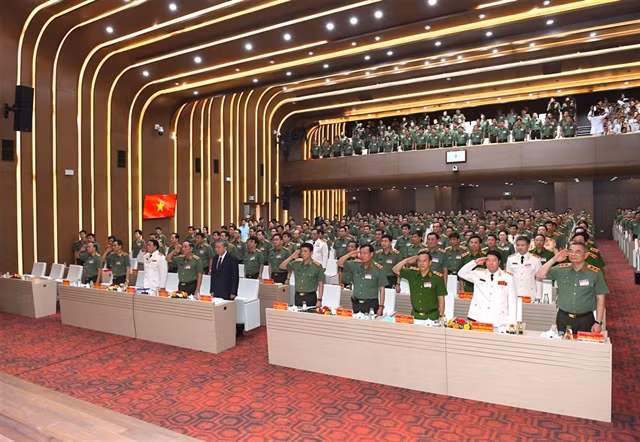 At the conference (Photo: Ministry of Public Security)