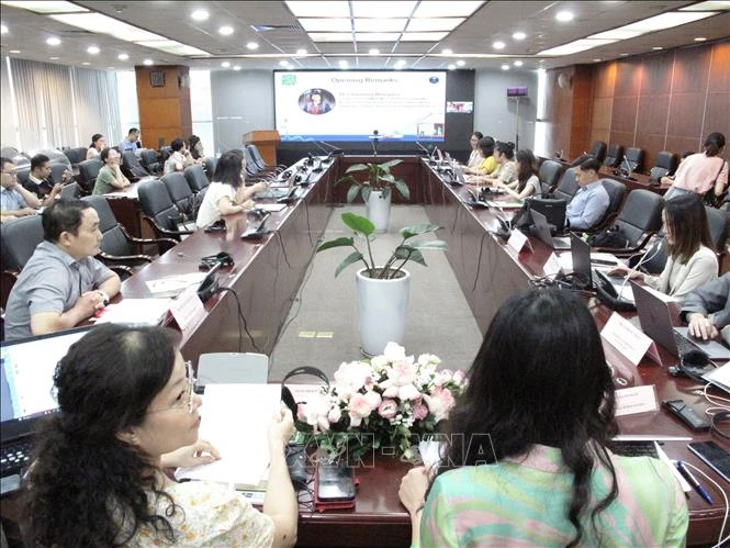 At the seminar on water security in the Mekong region. (Photo: VNA)