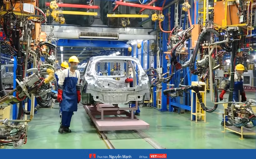 The Government is striving to register an economic growth rate of 7% in 2024. (Photo: vneconomy)