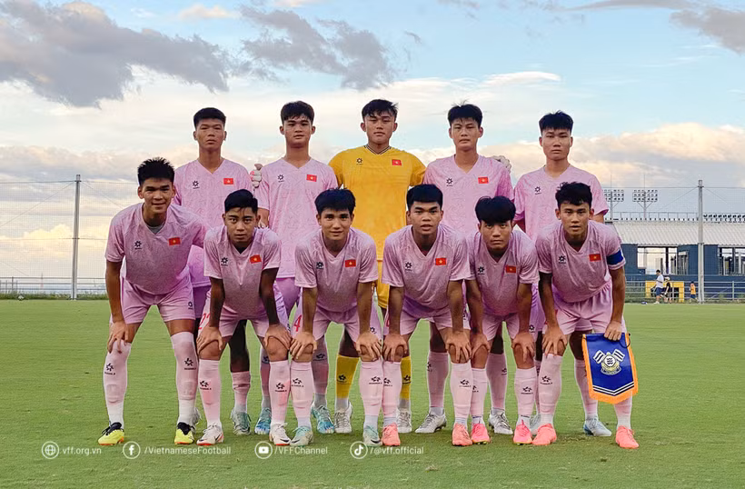 Members of Vietnam’s national U20 men’s football team (Photo: VFF)