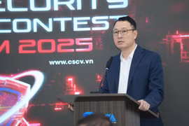 Senior Lieutenant Colonel Trieu Manh Tung, Deputy Director of the Department of Cybersecurity and High-tech Crime Prevention under the Ministry of Public Security. (Photo: VNA)