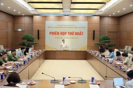 At the first meeting of the subcommittee for legal documents and resolution of complaints in Hanoi on September 4 (Photo: VNA)