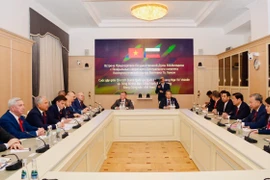 The meeting between Party General Secretary To Lam and Chairman of the State Duma of the Russian Federal Assembly Vyacheslav Volodin in Moscow on May 10, 2025 (Photo: VNA)