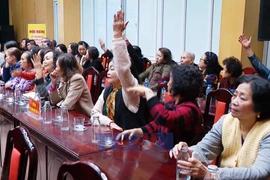 Public consultation on candidates held at their places of residence