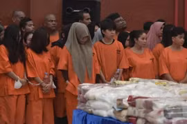 Women account for around 10% of suspects in drug-related cases in Indonesia over the past three months. (Photo: Jakarta Post/ANN)