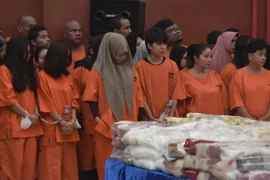 Women account for around 10% of suspects in drug-related cases in Indonesia over the past three months. (Photo: Jakarta Post/ANN)