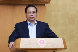 PM Pham Minh Chinh speaks at the Government’s second law-making session in September on September 13. (Photo: VNA)