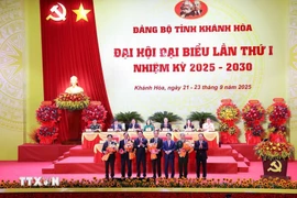 The first Congress of the Party Organisation of the central province of Khanh Hoa takes place from September 21-23. (Photo: VNA)