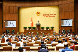 At the 15th National Assembly's 9th session (Photo: VNA)