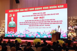 Party leader meets with veterans engaging in Ho Chi Minh Campaign