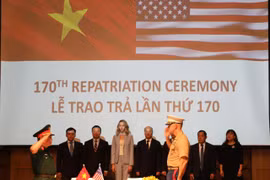 The 170th repatriation ceremony in the central city of Da Nang on July 25 (Photo: VNA)