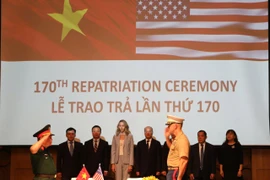The 170th repatriation ceremony in the central city of Da Nang on July 25 (Photo: VNA)
