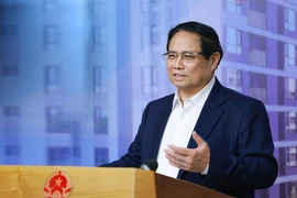 PM Pham Minh chinh is the head of the national steering committee for building a private economic development project. (Photo: VNA)