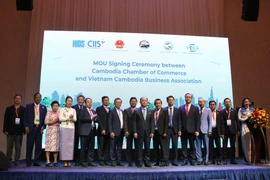 The Vietnam–Cambodia business connectivity conference held in Ho Chi Minh City on July 15 aims at boosting trade and investment between the two economies. (Photo: VNA)