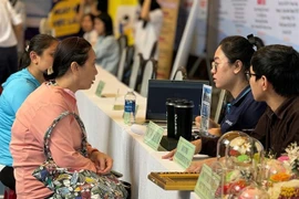 At a job fair in HCM City (Photo: VNA)