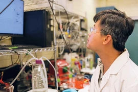 CO2L Tech startup joins hands with Helen Co., Ltd, a desiccant material manufacturer in HCM City, to carry out production in a trial basis at a Helen factory. (Photo: baodautu.vn)