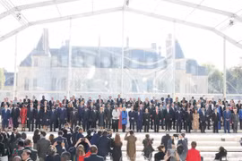 On the afternoon of October 4, 2024 (local time), at the Villers-Cotterêts Castle in France, Party General Secretary and State President To Lam attends the plenary session of the 19th Francophonie Summit. (Photo: VNA)