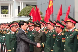 State President delivers Tet greetings to Special Operation Arms