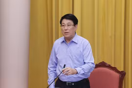 State President Luong Cuong speaks at the working session on June 26 with the Presidential Office (Photo: VNA)