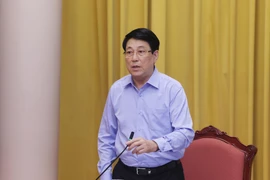 State President Luong Cuong speaks at the working session on June 26 with the Presidential Office (Photo: VNA)