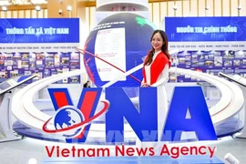 The VNA pavilion at the national exhibition themed “80-Year Journey of Independence – Freedom – Happiness” (Photo: VNA) 