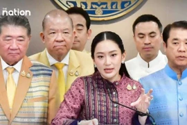 Thai Prime Minister Paetongtarn Shinawatra clarifies the cabinet’s decision to shift the budget to fund a new 157 billion THB (4.75 billion USD) economic stimulus plan. (Photo: The Nation)