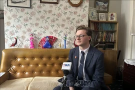 Kyril Whittaker, a British researcher of Vietnamese politics and history and member of the Communist Party of Britain (CPB). (Photo: VNA)