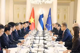 At the talks between Party General Secretary To Lam and Finnish President Alexander Stubb (Photo: VNA)