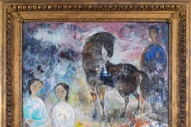 The oil painting"Property of a Lady of Title" by Vu Cao Dam (Photo: Sloane Street Auctions)