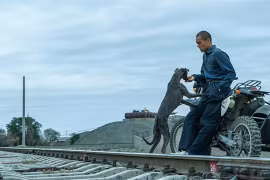 Actor Eddie Peng plays Lang, a former convict in 'Black Dog.' (Photo courtesy of Hi Gloss Entertainment)