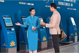 At Vietnam Airlines' the self-service kiosks (Photo: Vietnam Airlines)