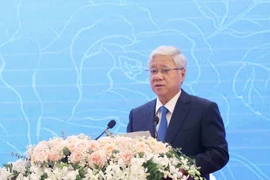 Politburo member, Secretary of the Party Central Committee, and President of the Vietnam Fatherland Front (VFF) Central Committee Do Van Chien (Photo: VNA)