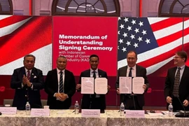 The Kadin strengthens bilateral economic synergy with the US Chamber of Commerce through the signing of a memorandum of understanding. (Photo: Antara)