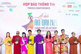 At the press conference to launch the HCM City Ao dai Festival (Photo: VNA)