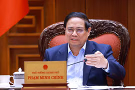 Prime Minister Pham Minh Chinh calls for breakthrough policies for Vietnam's international financial centre. (Photo: VNA)