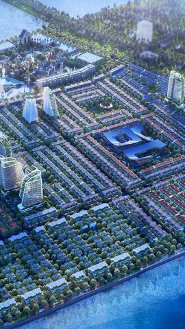 A rendering of the Da Nang Smart City project, valued at over 11.5 trillion VND (442.8 million USD). (Photo: VNA)