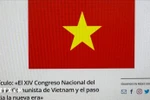 The article titled “The 14th National Congress of the Communist Party of Vietnam and the Advance toward a New Era,” published on aladaainternacional.com, the website of the Latin American Center for Studies on Asia and Africa. (Photo: VNA)