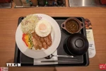 The broken rice and fish sauce of Vietnam are served at Japan’s fast-food giant Matsuya. (Photo: VNA)