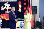 Vietnamese Ambassador Dang Thi Thu Ha (R) and Istanbul Deputy Governor Mehmet Sulun attend the Homeland Spring 2026 programme. (Photo: Courtesy of the Embassy of Vietnam in Türkiye)